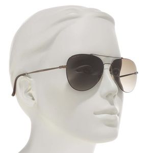 BNWT Gucci 59mm Aviator Sunglasses